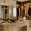 Console de style artistique, canapé, table d'appoint