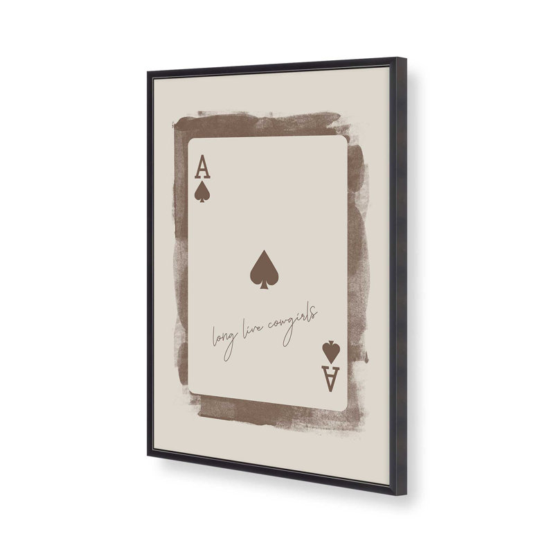 Cartes occidentales I Print, H 15,25 po x l 12,25 po, Zinc patiné