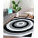 NYC Shag Performance Black White Area Rug