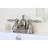 Kingston Brass Naples Two-Handle 3-Hole Deck Mount 4" Centerset Bathroom Faucet with Brass Pop-Up-29273378