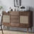 Simple modern rattan storage cabinet sideboard