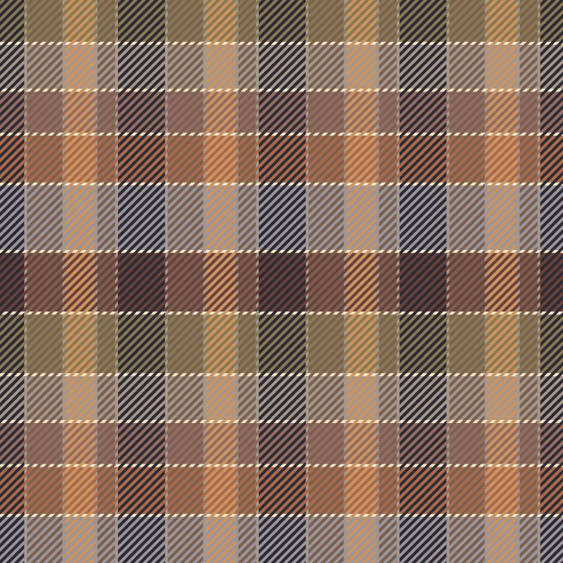 London Check, Apricot, Faux Grasscloth