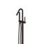 1 Handle Floor Clawfoot Tub Faucet with Diverter-52902882