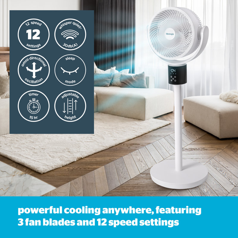 Silentnight Airmax Pro360 Stand Fan