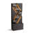 Minimalist Resin Water Fountain, Geometric Sculptural Design with Cascading Water & Warm Light
