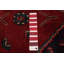 Tapis rouge en laine unique de 3 pi 10 po x 6 pi 9 po Zayley