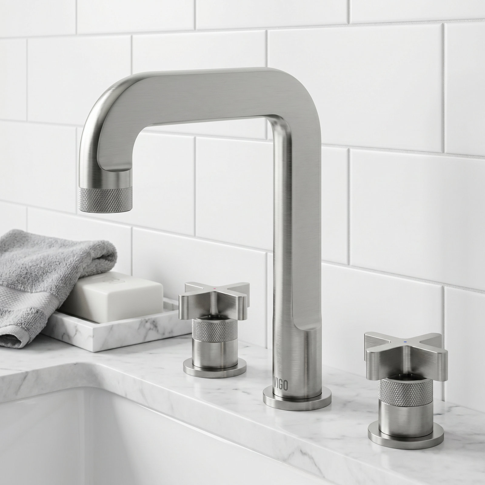Wythe Widespread Bathroom Faucet, Brushed Nickel