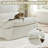 Love Seat Sofa High-Density Foam Togo Sofa Bean Bag Chair - Machine Washable, Cat-Scratch Resistant Fabric With Side Pockets, Compressed Packaging-1229598893