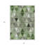 Tapis intérieur / extérieur lavable géométrique vert et vert fougère 8 pi x 10 pi HomeRoots