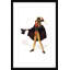«Tiny Tim» par Norman Rockwell, reproduction d'art encadrée-819277679