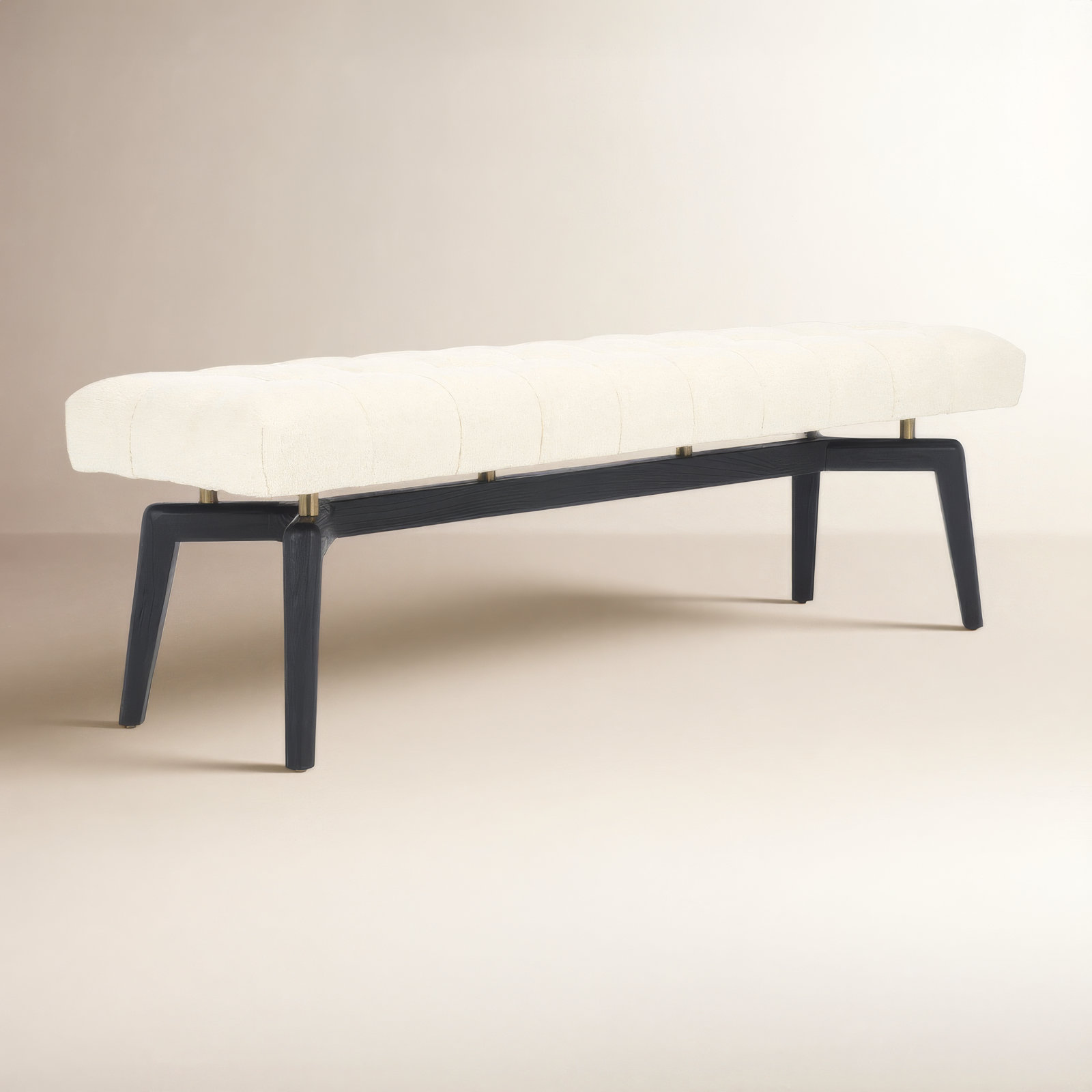 Castillo 59" Entryway Bench, Black
