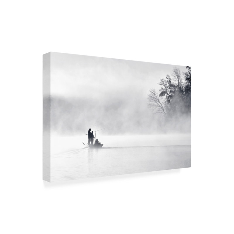 Bolog Eric Zhang  Morning Fishing 5 Canvas Art, 30" H x 47" W