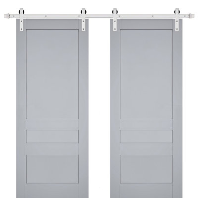 Veregio Paneled Wood Barn Doors