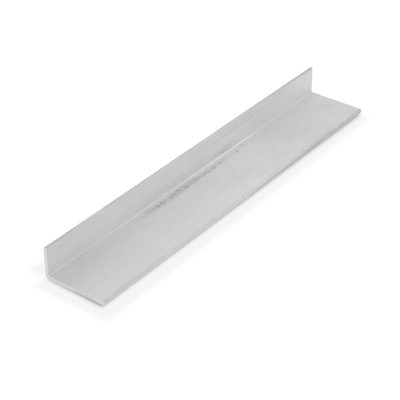 Outwater Industries Extruded 90 Degree Aluminum Angle Alu904-P Polished 1/2''X 1'' X1/16'' Aluminum Angle Moulding 48 (Pack Of 3)