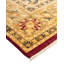 Tapis unique noué à la main Giyasettin Mogul - bourgogne, 7 pi 10 po x 10 pi 1 po