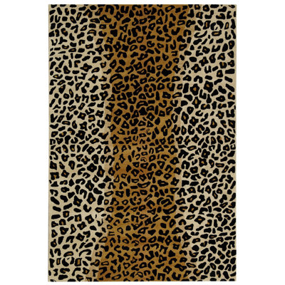 Tapis beige / noir Breanna