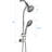 5 Inch Rain Shower & 7-Spray Handheld With 26" Slide, Easy Installation, Angle-Adjustable, Nozzles, Stable 1.8Gpm Flow, Manual Control Bathroom : Showerhead And Adjustable, Dual Flow 1.8Gpm, No Wall-125518202