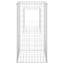 Poteau de panier en fer argenté-132454035-132454036