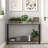 Console Table, Entryway Table With Storage, Industrial Sofa Table With V Design, 2-Tier Narrow Console Table-549872531-537844812