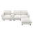 [VIDEO+NEW]109*57" Modern Sectional Cloud Sofa With Console