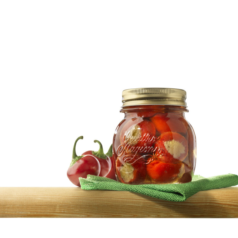 Pot de conserve Quattro Stagioni, Verre
