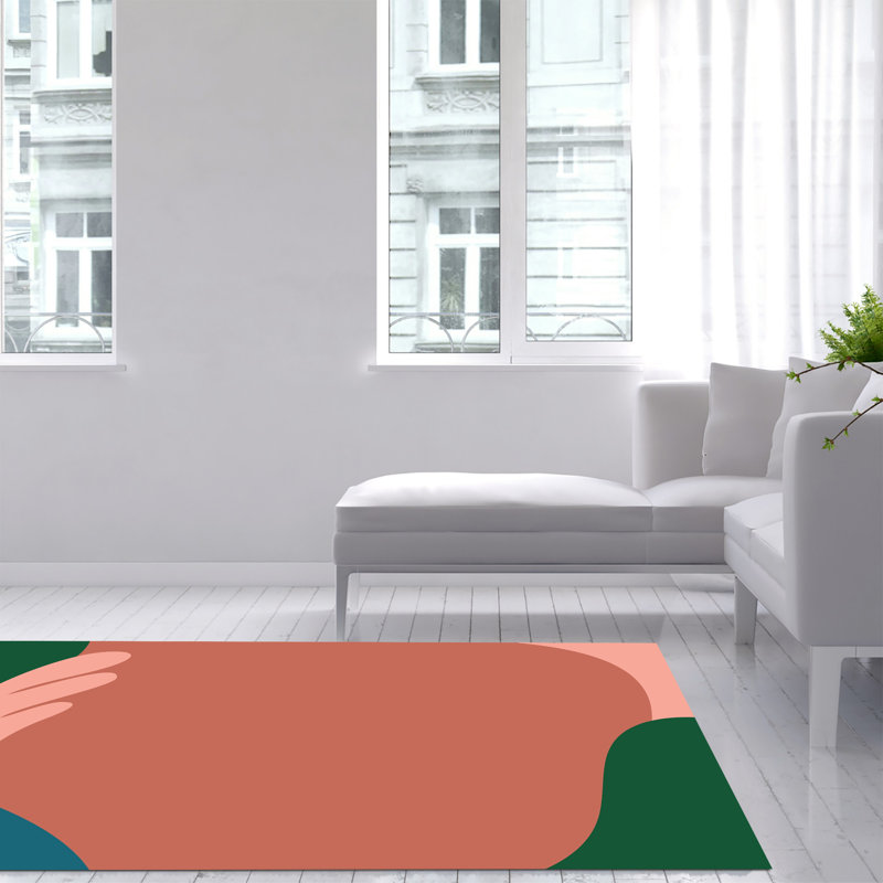 Foskett Abstract Area Rug, Rectangle 140 x 200cm