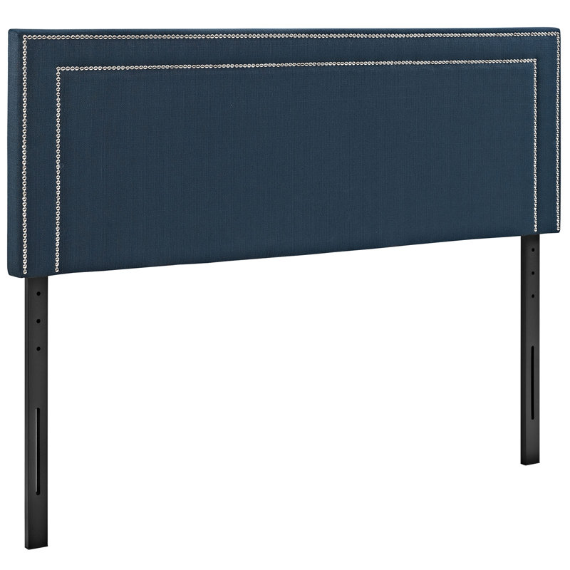 Modway Jessamine Upholstered Fabric Headboard, Azure, Queen