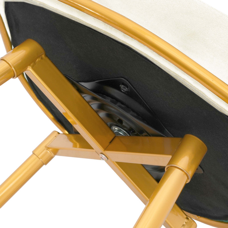 Isaias Swivel Counter Height Bar Stools Set of 2,31.5"Bar Height Stools, Beige