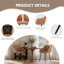 Ohio Modern Upholstered Dining Chairs with Metal Legs-196011014-192783900