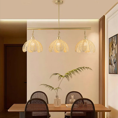 Luminaire suspendu linéaire 3 lumières Ambrus