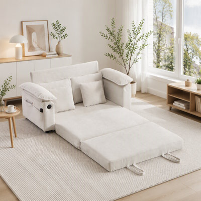 Upholstered 53.27 " Chenille Sofa