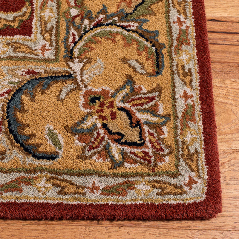 Alger Hand Tufted Wool Oriental Rug, Oval 7'6" x 9'6"
