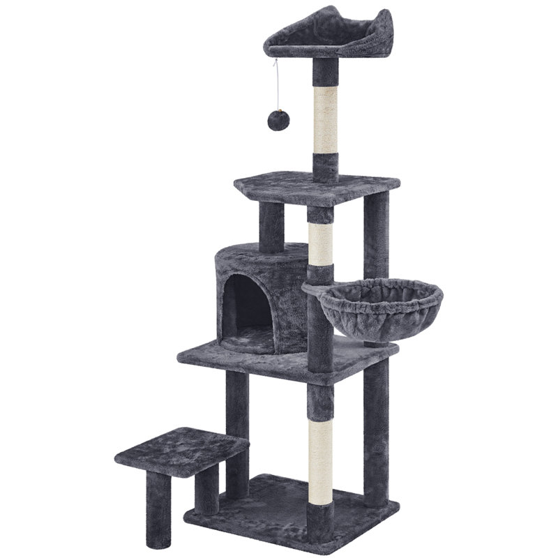 Danas 57'' H Cat Tree, Dark Gray