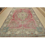 Vintage One-of-a-Kind 9'9'' X 12'8'' Wool Area Rug in Red