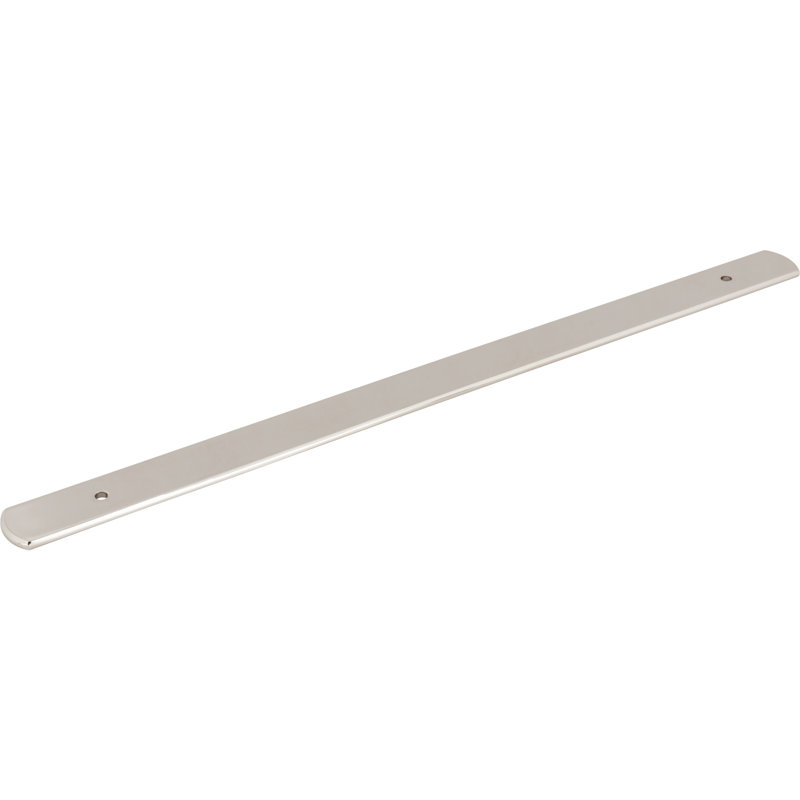 Wescott Pull Backplate, Polished Nickel