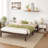 Bedside Table Nightstand with Drawer and Open Storage Shelf-1082843609