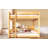 Queen Over Queen Bunk Bed With Storage Shelves And USB Ports-1216488240