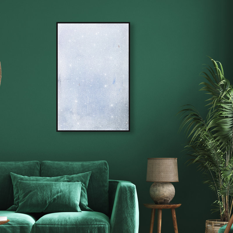 Calm Waters I Print by Oliver Gal, 25"H x 37"W, Black Floater Frame
