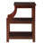 Espresso Side Table with USB Power Dock