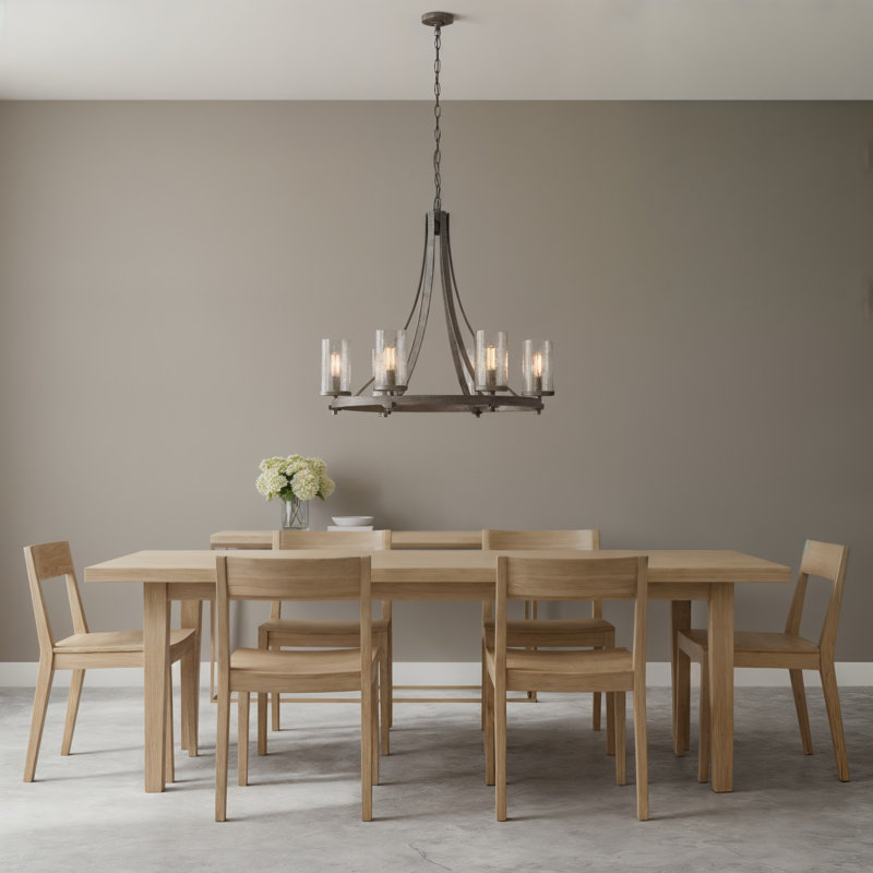 Lustre en métal 6 lumières