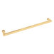 A806B1ABB226457BA5E7CE5EA5E7B656 Valera Single Sided Towel Bar, Brass Tubular Construction, Square Profile, 24" Centre To Centre, Satin Brass Finish