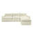 Modern Modular Sofa With Lazy Lounge Chair-774836020