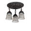 Summer Wheat 3 - Light Semi Flush Mount
