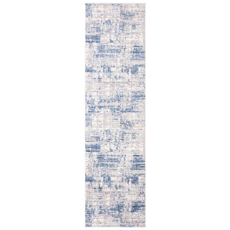 Grattan Machine Woven Abstract Area Rug, Runner 2'2" x 14'