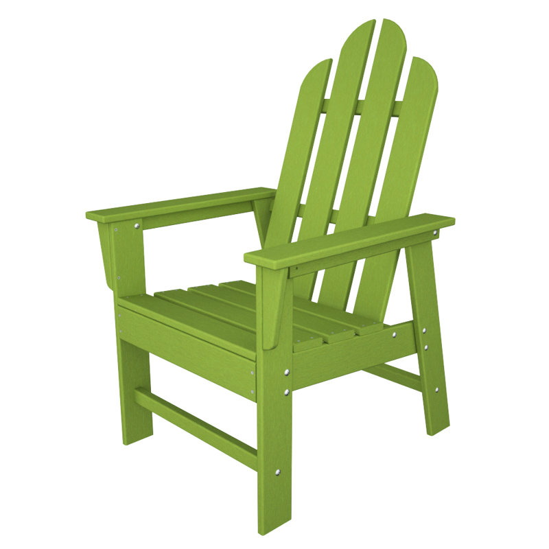 POLYWOOD Long Island Dining Chair, Lime