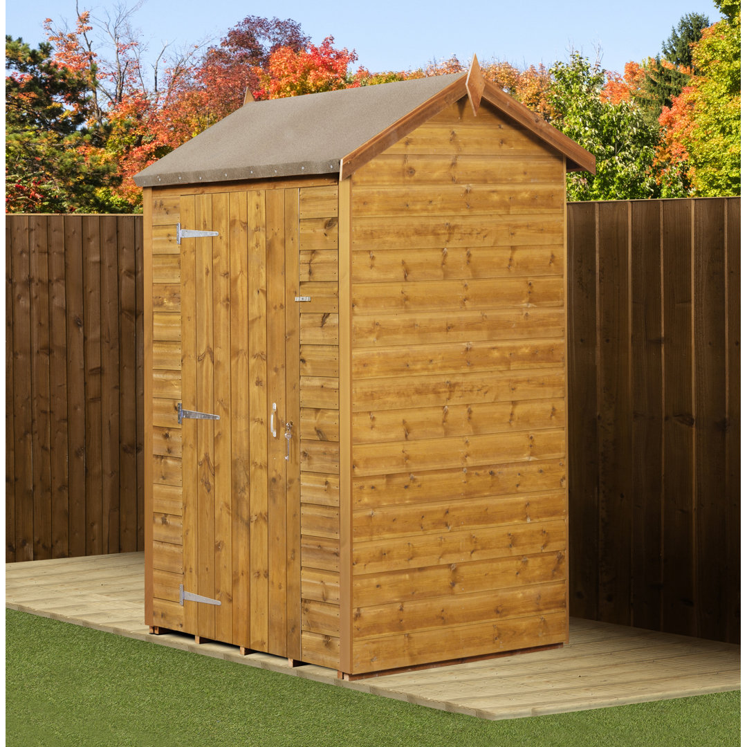 Modular Apex Garden  Shed 4X4 No Windows