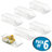 Plastic Refrigerator and Freezer Storage Organizer Bin Soda Can and Drink Holder, BPA-Free, Clear