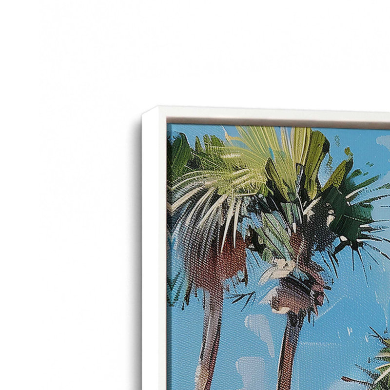 Reproduction d'art sur toile Oceaniant Trail, 8 po x 12 po, Cadre flottant blanc opaque