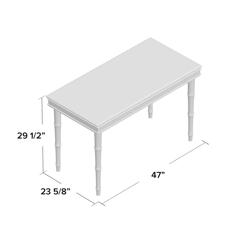 Charboneau Writing Desk, Black/Gold