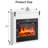 36" Freestanding Electric Fireplace With Mantel-121935705